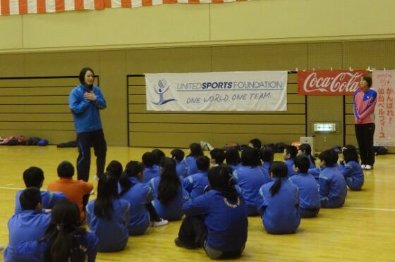 仙台市で復興支援バレーボール教室を開催