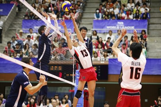 日本、フランスにセットカウント1－3で敗れる FIVBワールドリーグ2014京都大会第2戦