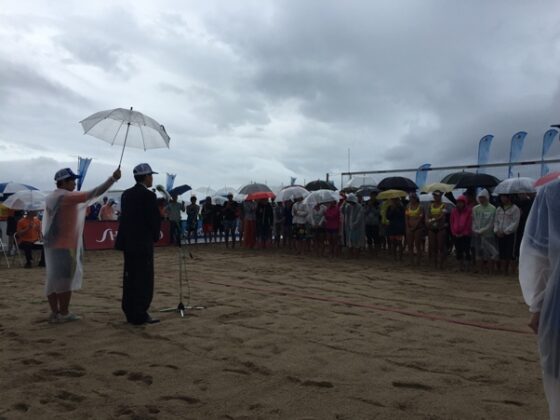 南あわじ大会1日目が終了 2015JVAビーチバレーボールシリーズA