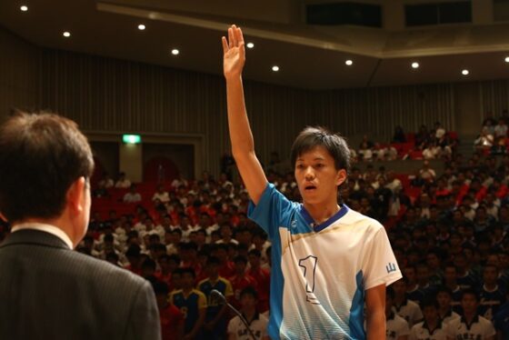 男子バレーボール競技大会の開会式を開催 平成28年度全国高等学校総合体育大会
