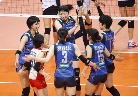 久光製薬スプリングス、タイのバンコク・グラスに勝利 FIVB世界クラブ女子選手権大会2016