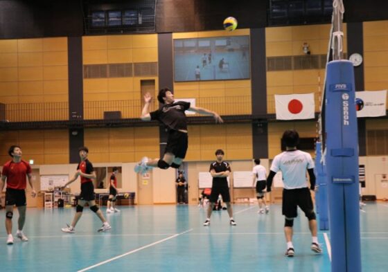 男子大学生世代による合同強化合宿を実施