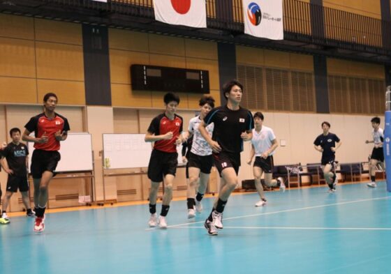7月のアジアジュニア選手権を見据えたU-20男子合宿を実施