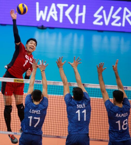 アルゼンチンに競り勝ち決勝Ｒに望みつなぐ　ＶＮＬ男子大会