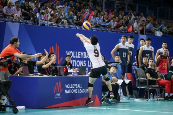 中国の高さに流れを変えられず敗戦　ＶＮＬ男子大会