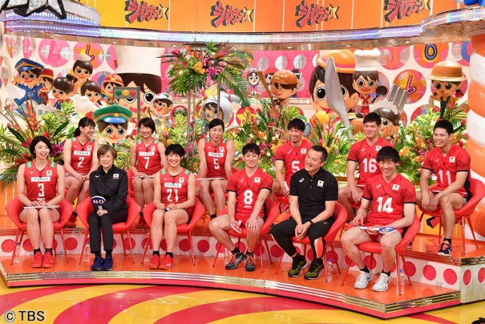 9/8　TBS系列「ジョブチューン～アノ職業のヒミツぶっちゃけます！」全日本男女チームが出演