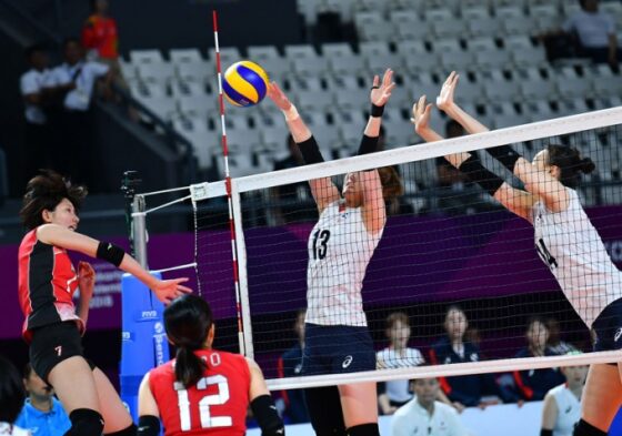 第18回アジア競技大会　全日本女子は4位、男子は5位
