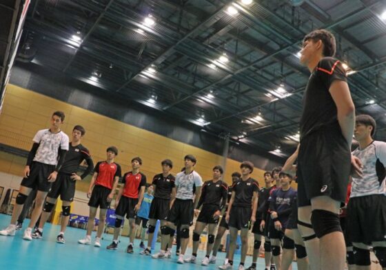 ユニバーシアード男子選考合宿　下級生が全力アピール