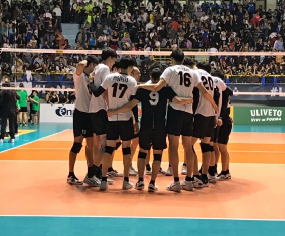 バレーボール男子日本代表　イタリア代表と親善試合で1勝1敗