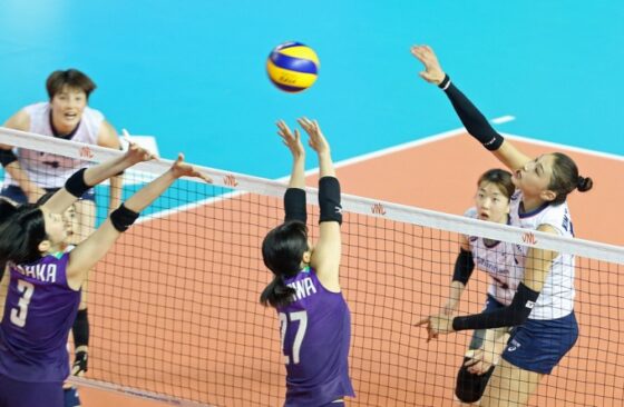 VNL女子　開催国韓国にストレート敗戦