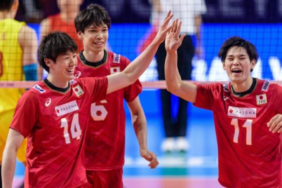 ネーションズリーグ男子中国に快勝　西田、石川躍動