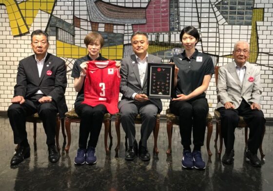 ワールドカップ2019開幕地横浜を女子日本代表が表敬訪問