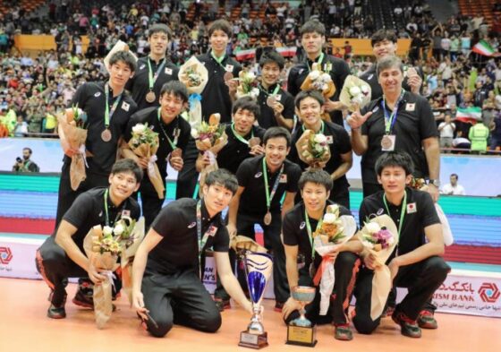 韓国との再戦制して銅メダル　第20回アジア男子選手権大会