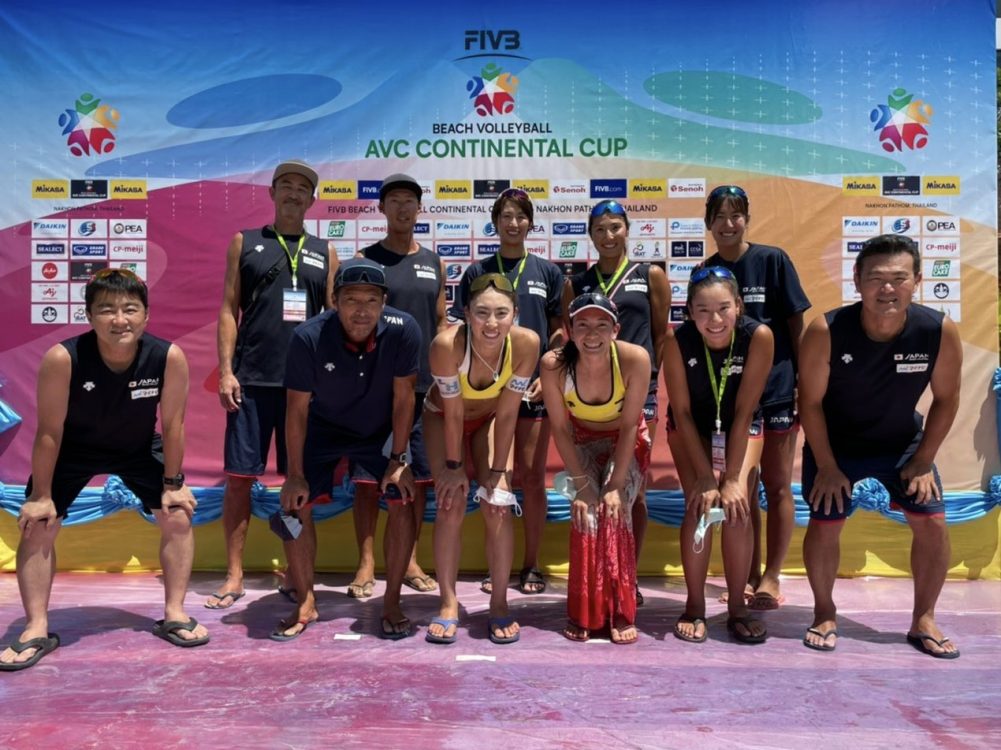 女子日本代表チームは準優勝 AVCビーチバレーボール コンチネンタルカップ アジア大陸予選 ファイナル(第3フェーズ)決勝・中国戦結果