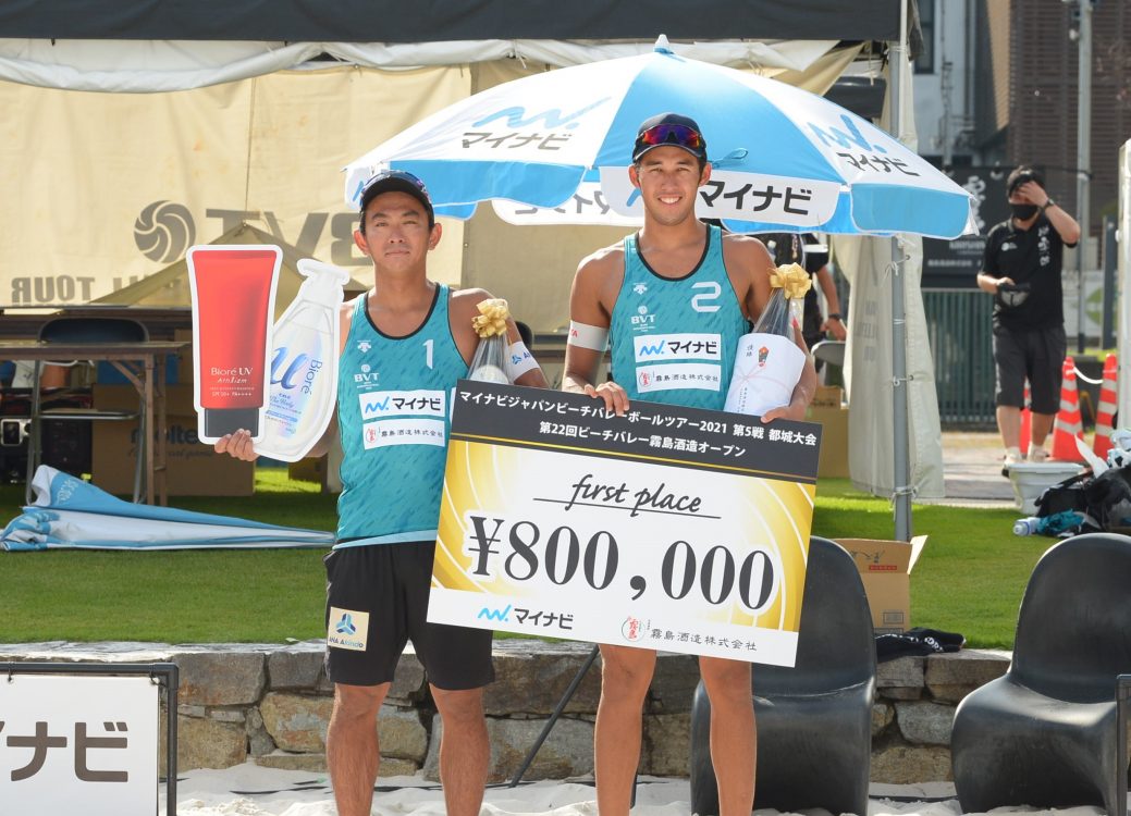 マイナビジャパンビーチバレーボールツアー2021 第5戦の都城大会で男女初優勝ペアが誕生！