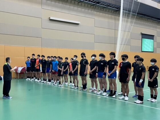 FISUワールドユニバーシティゲームズに向け、東西大学男子強化合宿を実施