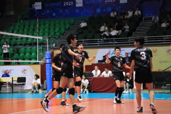 5位で大会を終える　第1回アジアU16男子バレーボール選手権大会