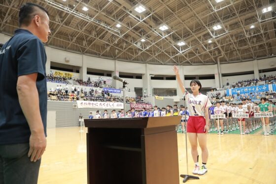 全国高校総体女子が開幕 4年ぶりの有観客開催で会場に熱気