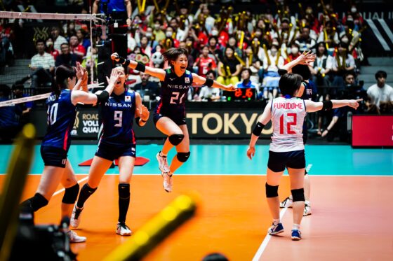 プエルトリコを下し、3戦連続ストレート勝利　FIVBパリ五輪予選/ワールドカップバレー2023