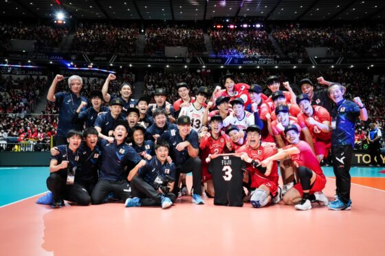 スロベニアにストレート勝利し、パリ2024オリンピック出場を決める　FIVBパリ五輪予選/ワールドカップバレー2023