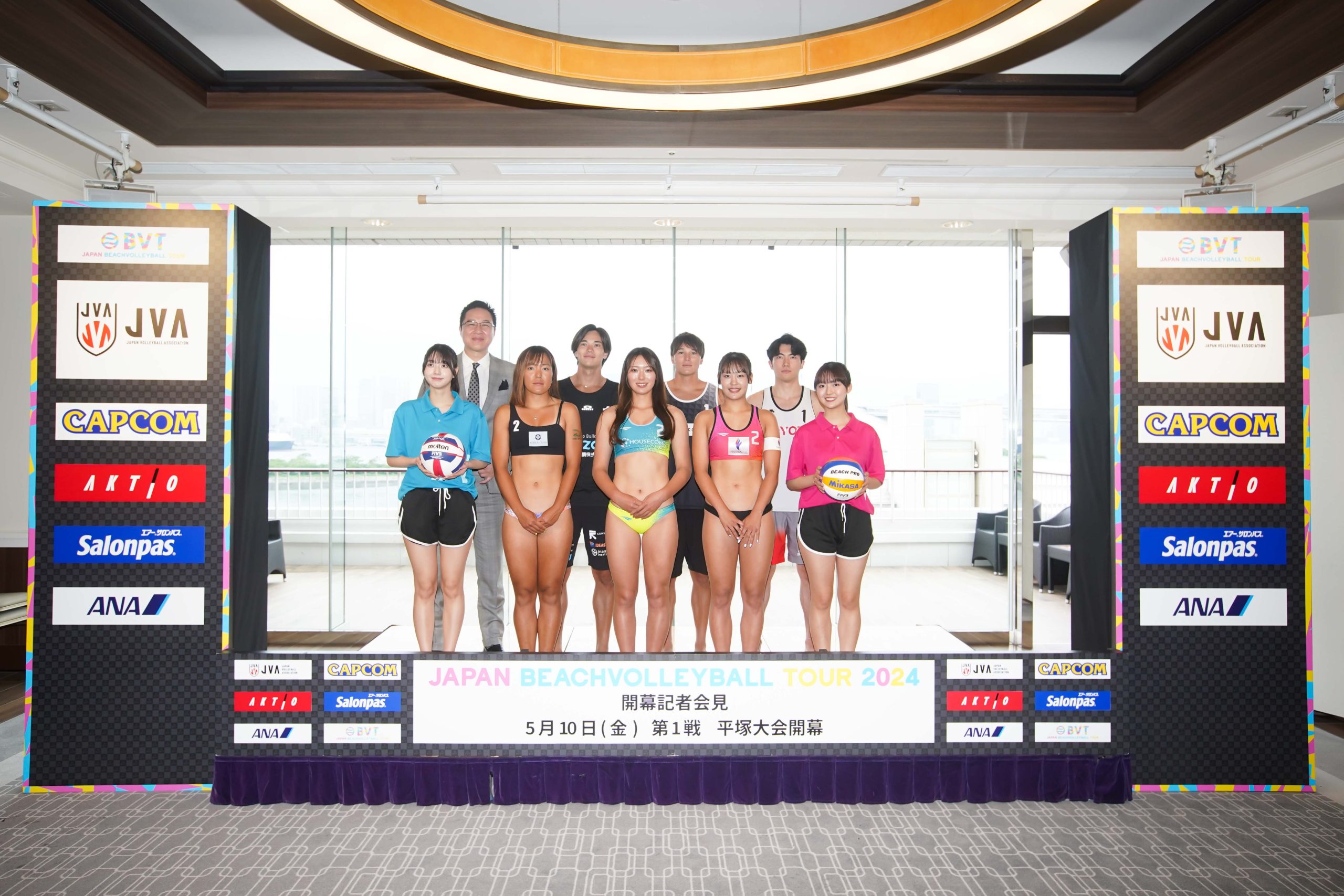 ジャパンビーチバレーボールツアー2024開幕記者会見 水町泰杜選手の参戦で注目度アップの予感