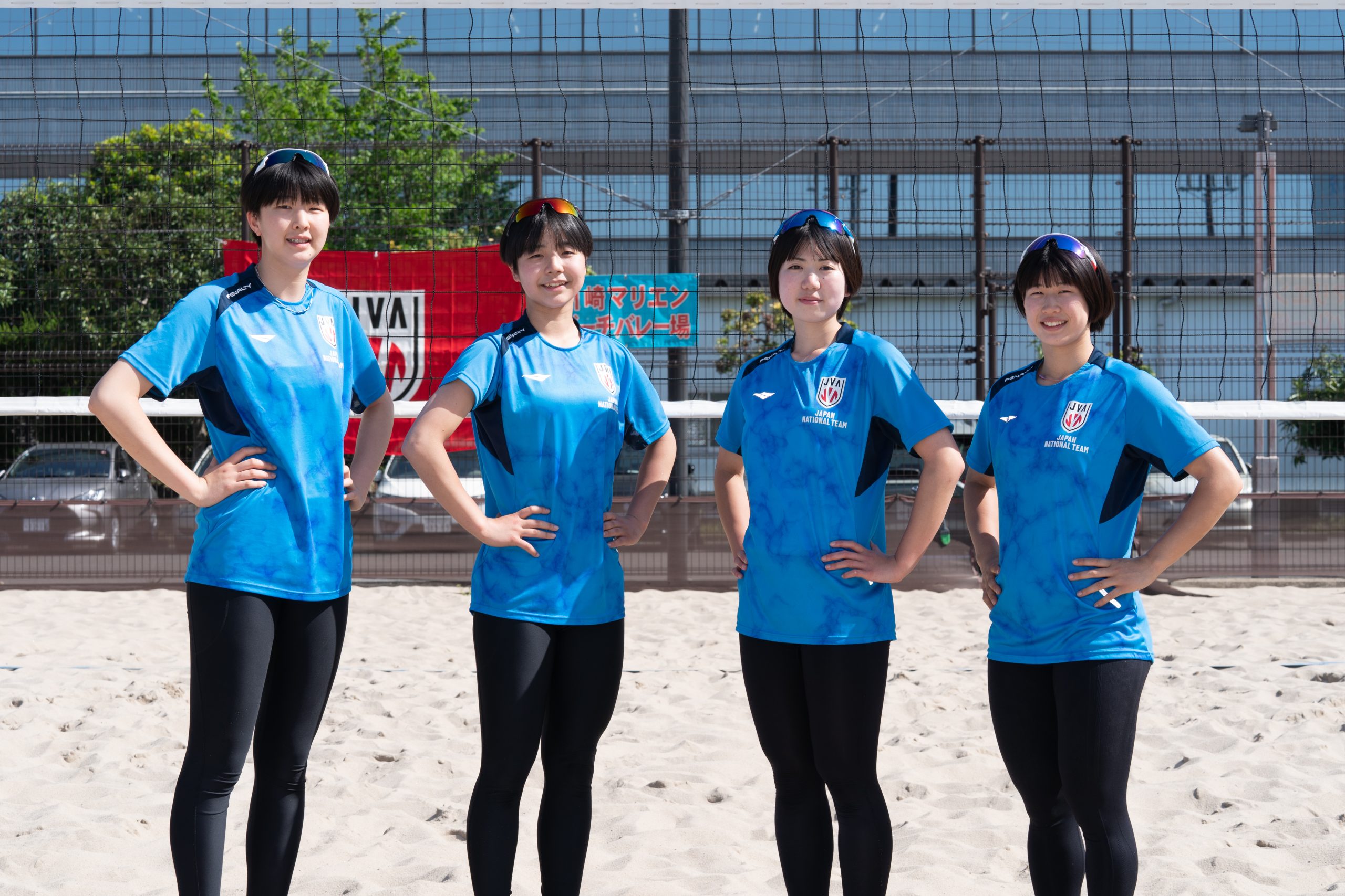 2024ビーチバレーボールU19アジア選手権大会に向けて女子日本代表が強化合宿を実施