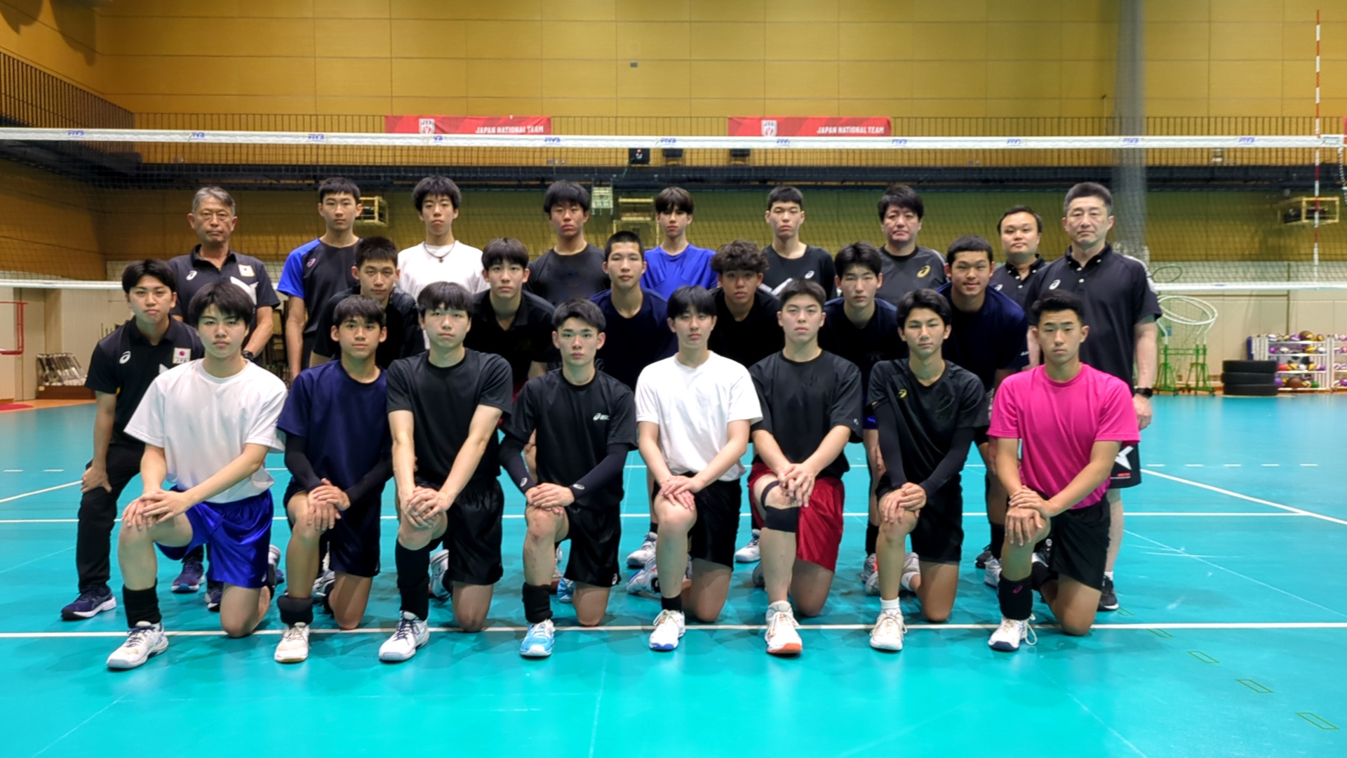 男子U16日本代表候補選手が選考合宿を実施