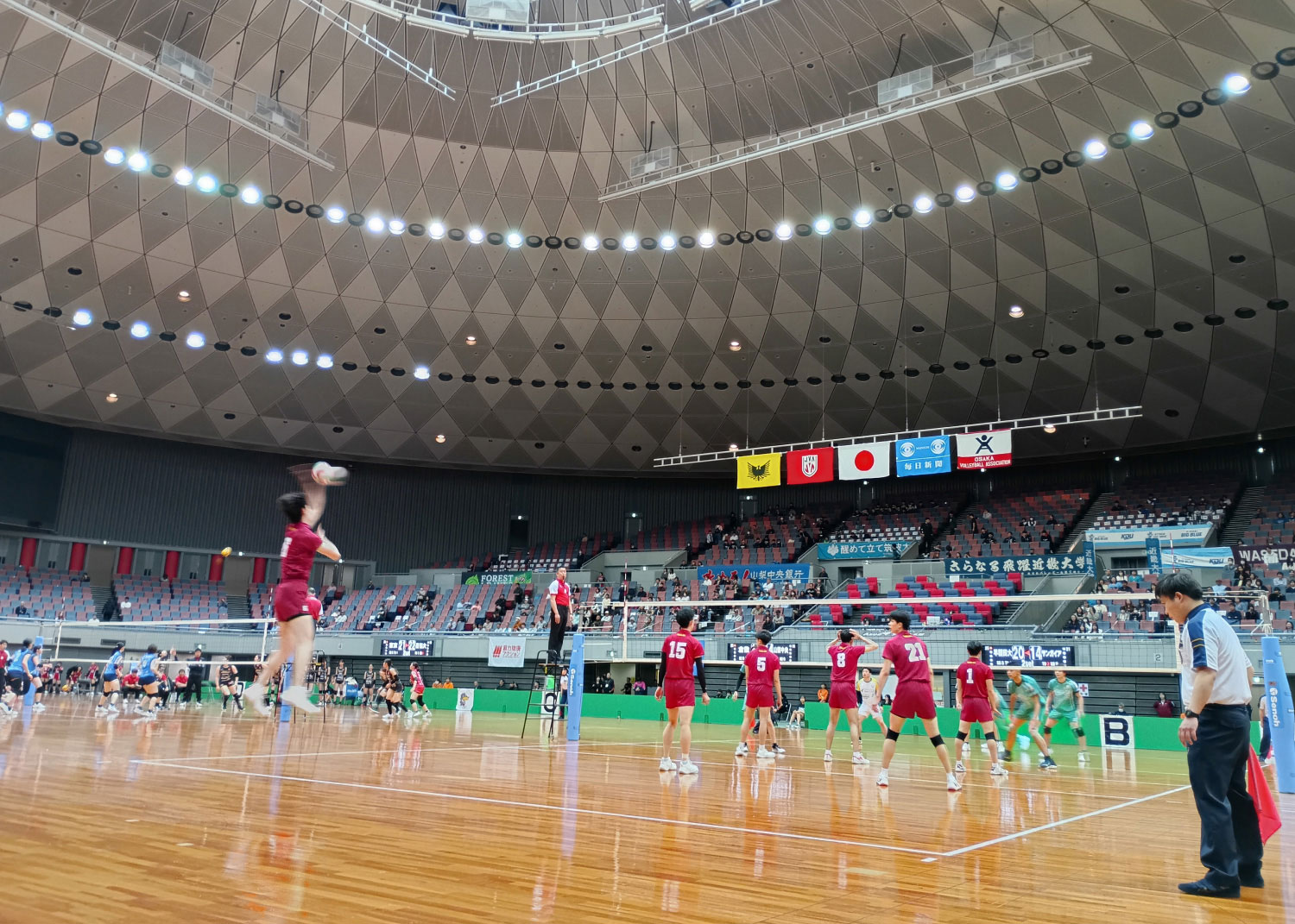 黒鷲旗 JVA第73回全日本バレーボール選抜大会が開幕