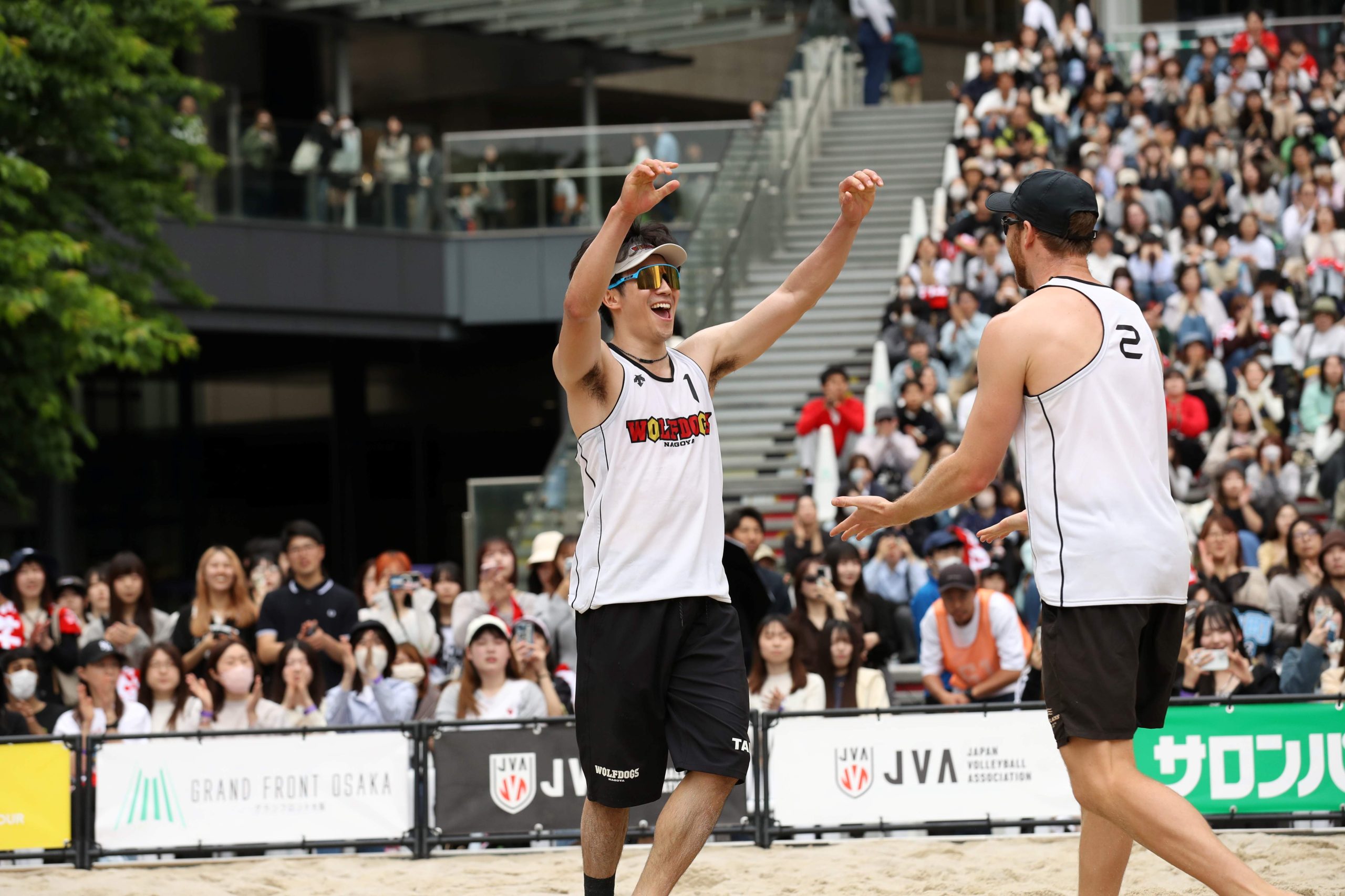 SVリーグ所属3選手が出場　ウルドの太陽がビーチでも光り輝くジャパンビーチバレーボールツアー2025 第2戦 グランドスラム グランフロント大阪大会2日目