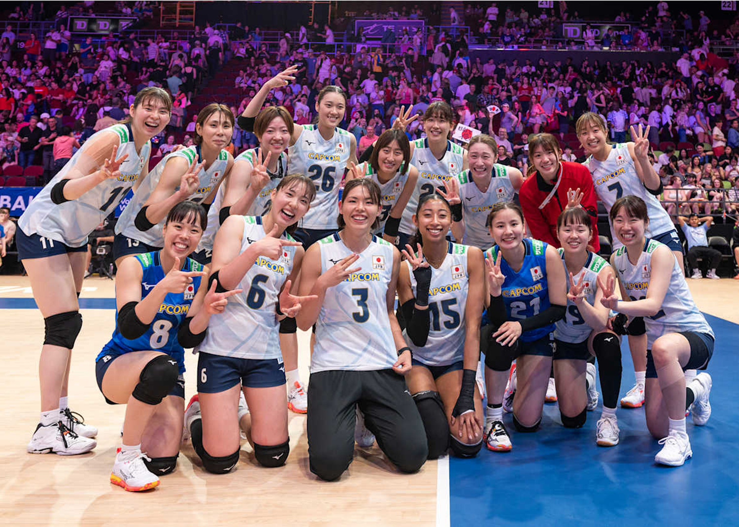 開催国・カナダ相手にストレートで勝利 開幕から連勝を3に伸ばす 女子ネーションズリーグ
