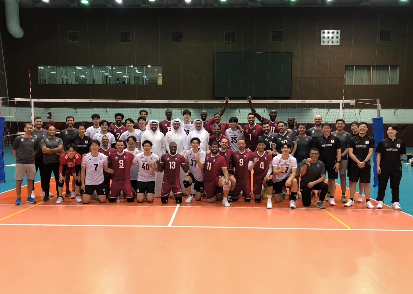 男子日本代表Bチームがカタール遠征を実施　カタール代表と強化試合
