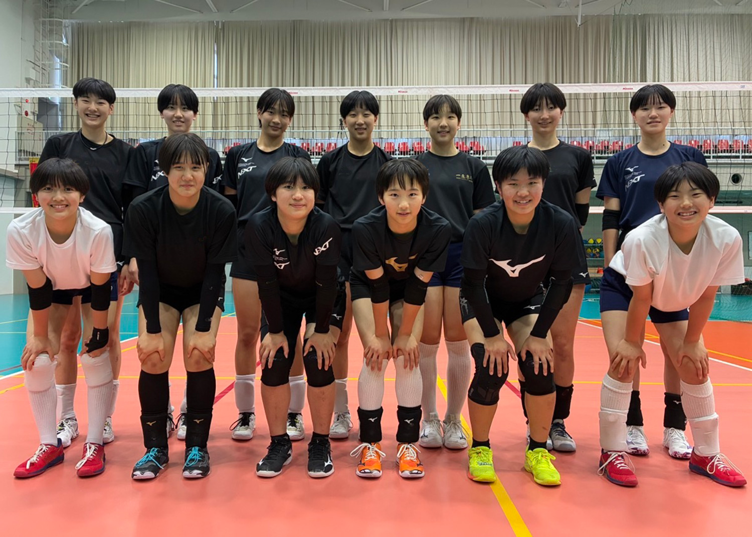 女子U16日本代表候補選手が合宿を実施
