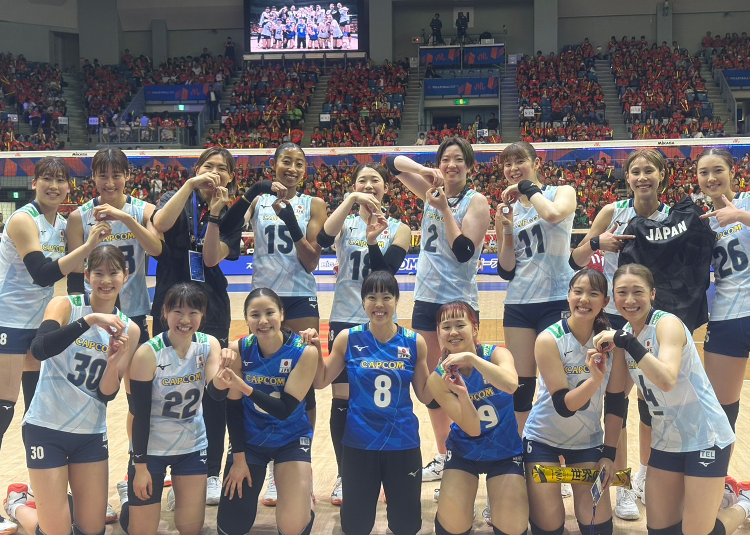 韓国にストレートで勝利しホーム2連勝 女子ネーションズリーグ