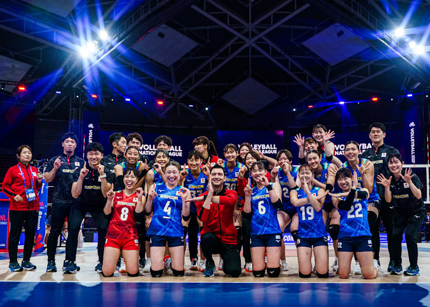 フルセットの末トルコに勝利し、準決勝に駒を進める　女子ネーションズリーグ