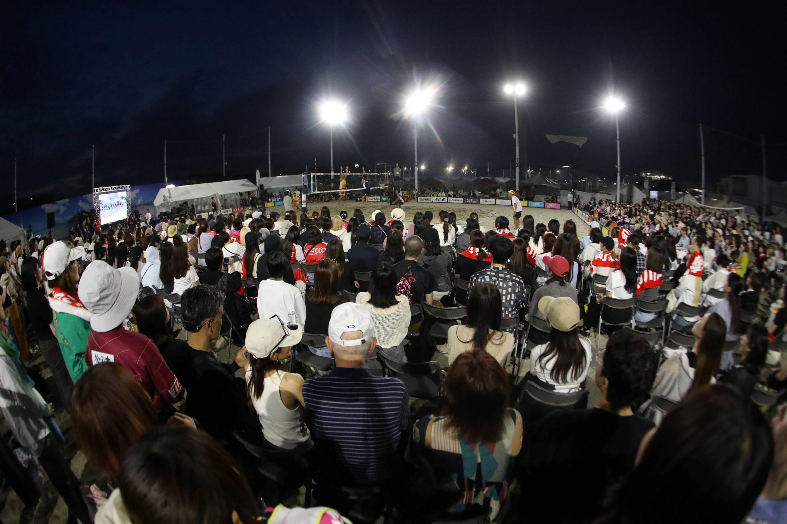 SVリーグ所属チームや元日本代表選手も参加したジャパンツアー 立川立飛大会 Crown of the beach