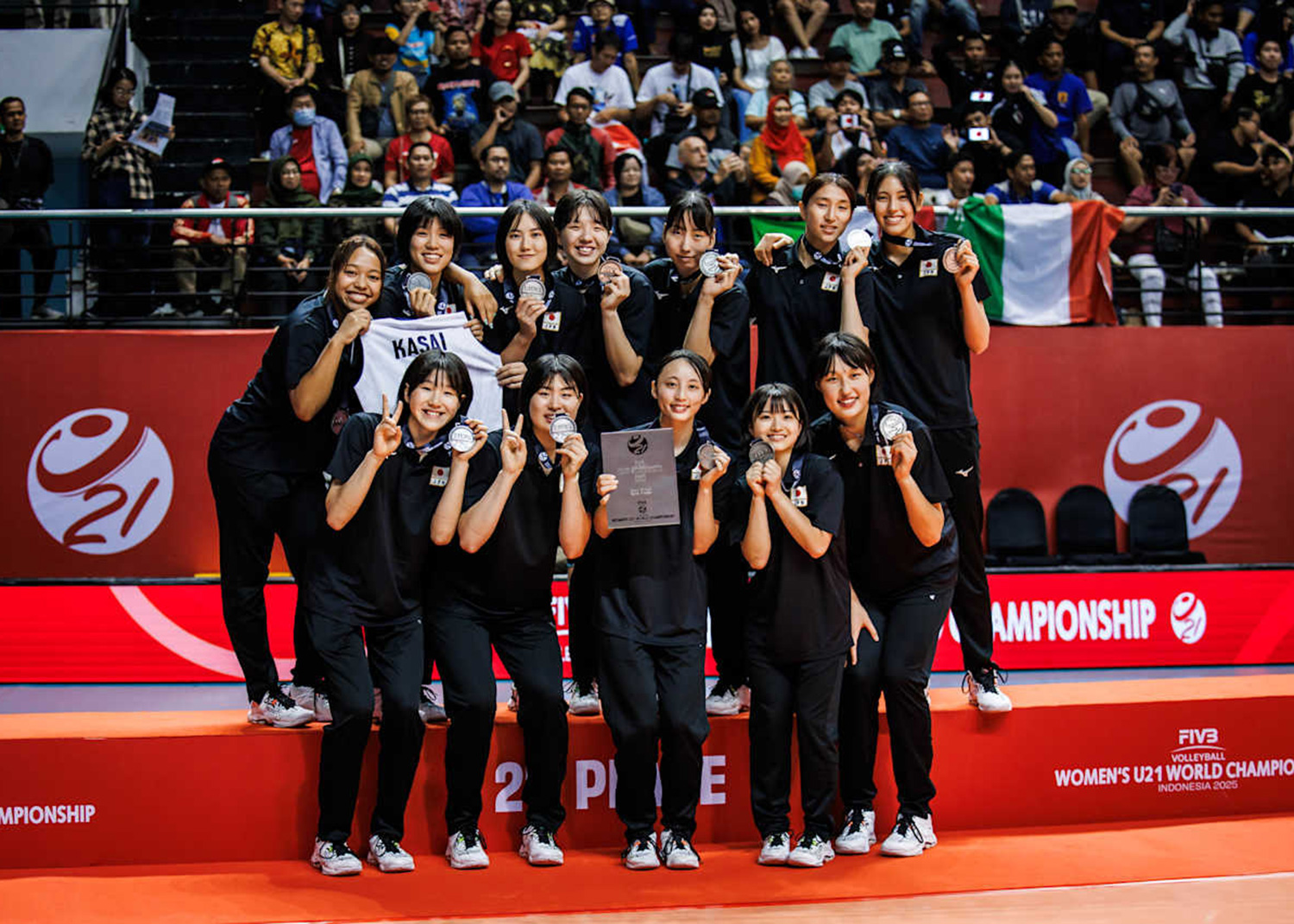 銀メダルを獲得　2025女子U21世界選手権大会