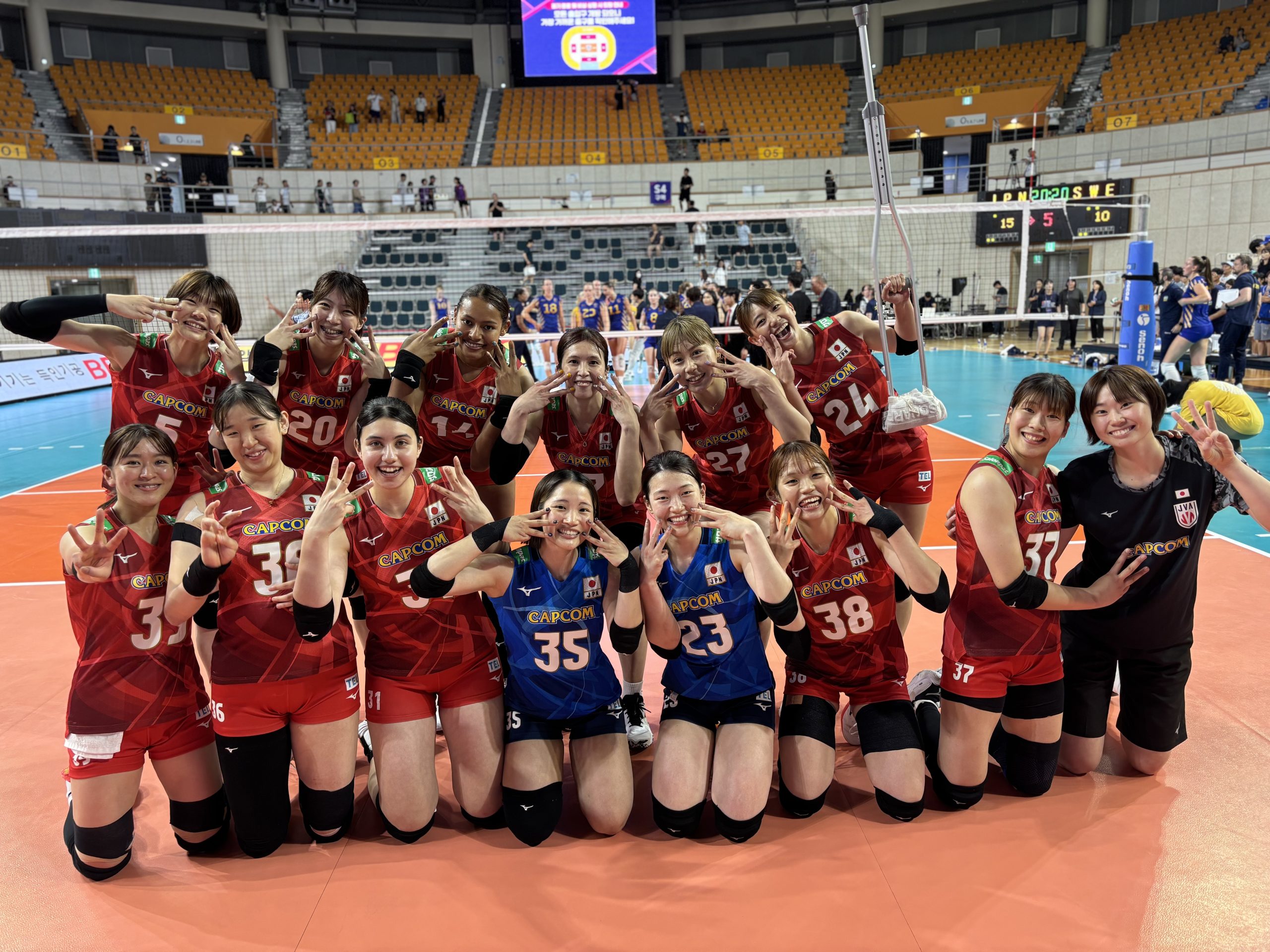 3勝2敗で大会を終える　韓国招待試合
