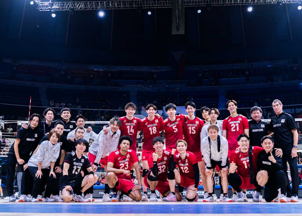 今シーズン最終戦となったリビアにストレートで勝利 2025男子世界選手権大会