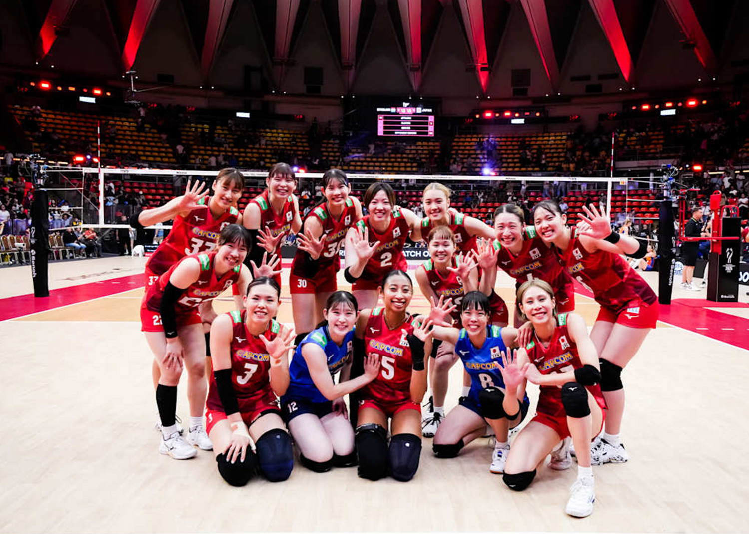 オランダにフルセットの末勝利し、2010年大会以来の準決勝進出を決める 2025女子世界選手権大会