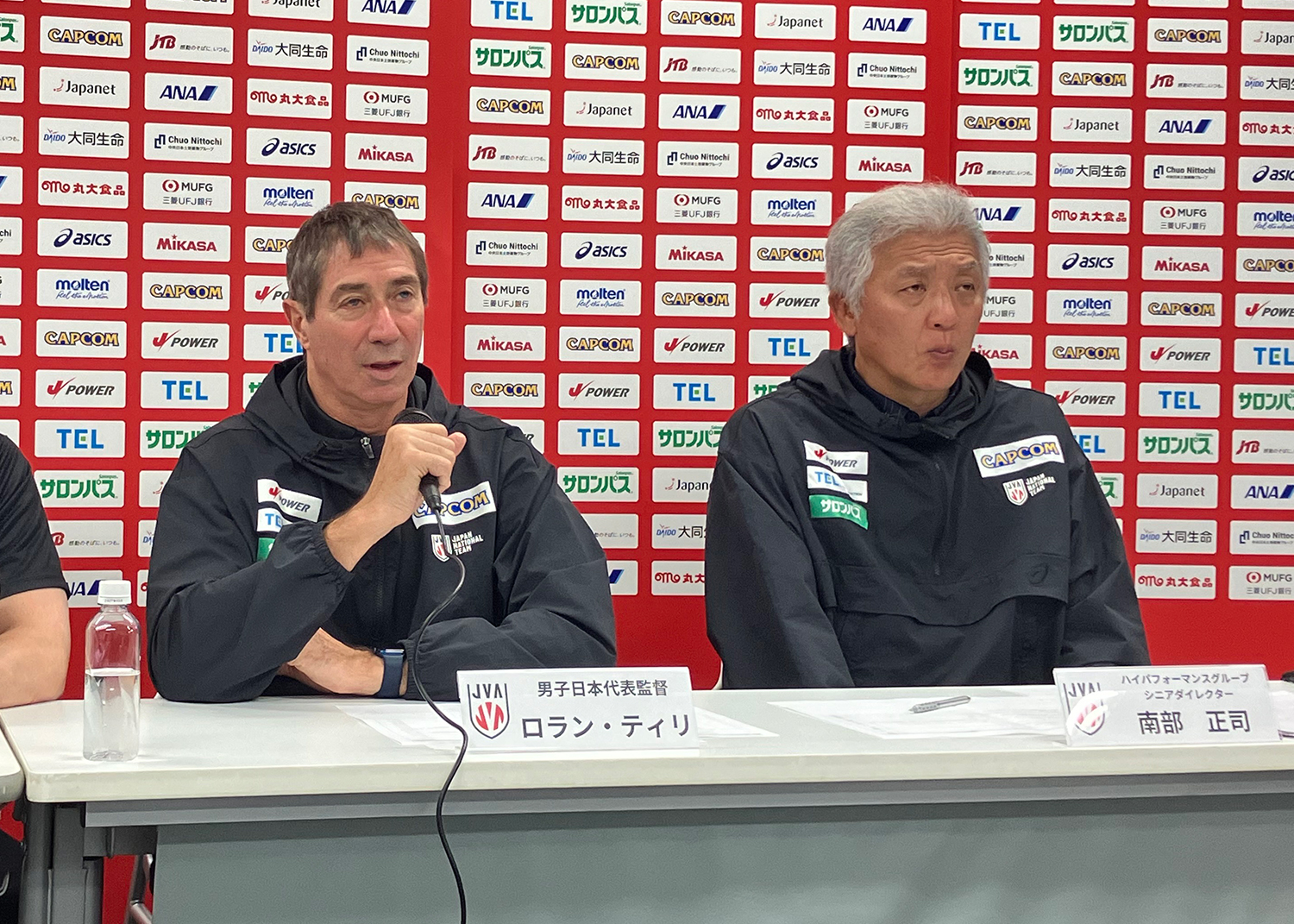 男子日本代表シーズン総括記者会見　ロラン・ティリ監督「将来に向けて改善する機会として捉えていきたい」