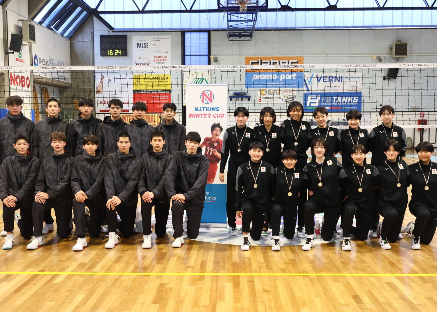 令和7年度全国中学生選抜が海外遠征を実施 女子はNations Winter Cupで3連覇 男子は5位で連覇ならず