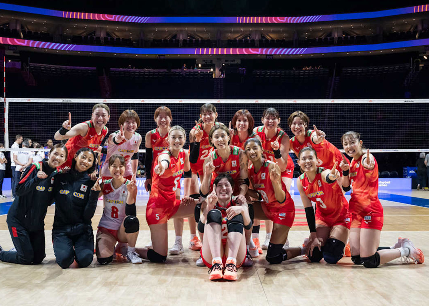 フランスに勝利し、初戦を白星で飾る　女子ネーションズリーグ