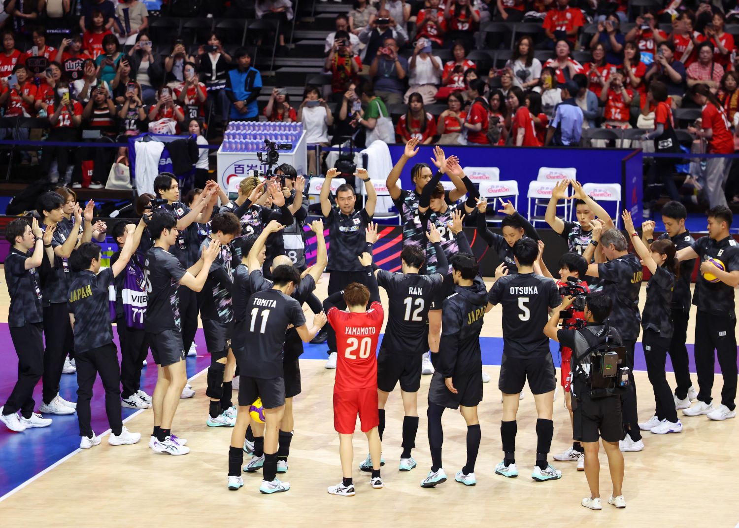 フルセットの末、カナダに逆転勝利し10連勝　男子ネーションズリーグ