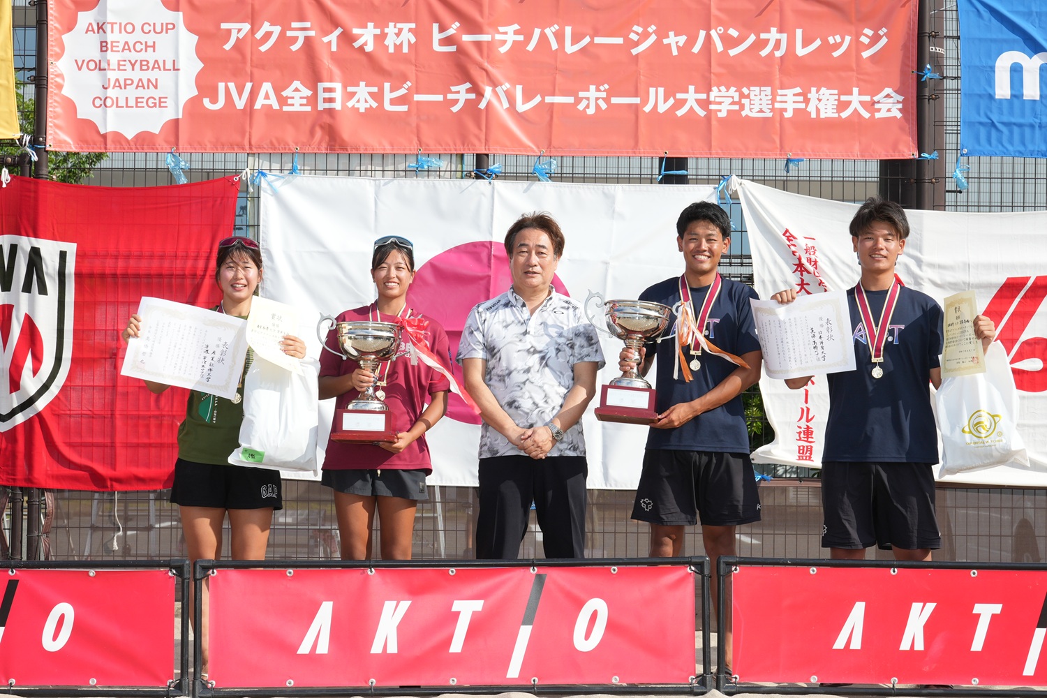 大学日本一を争う戦い 「アクティオ杯 ビーチバレージャパンカレッジ」が開幕