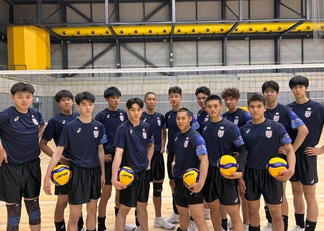 バレーボール男子U18日本代表が強化合宿を実施
