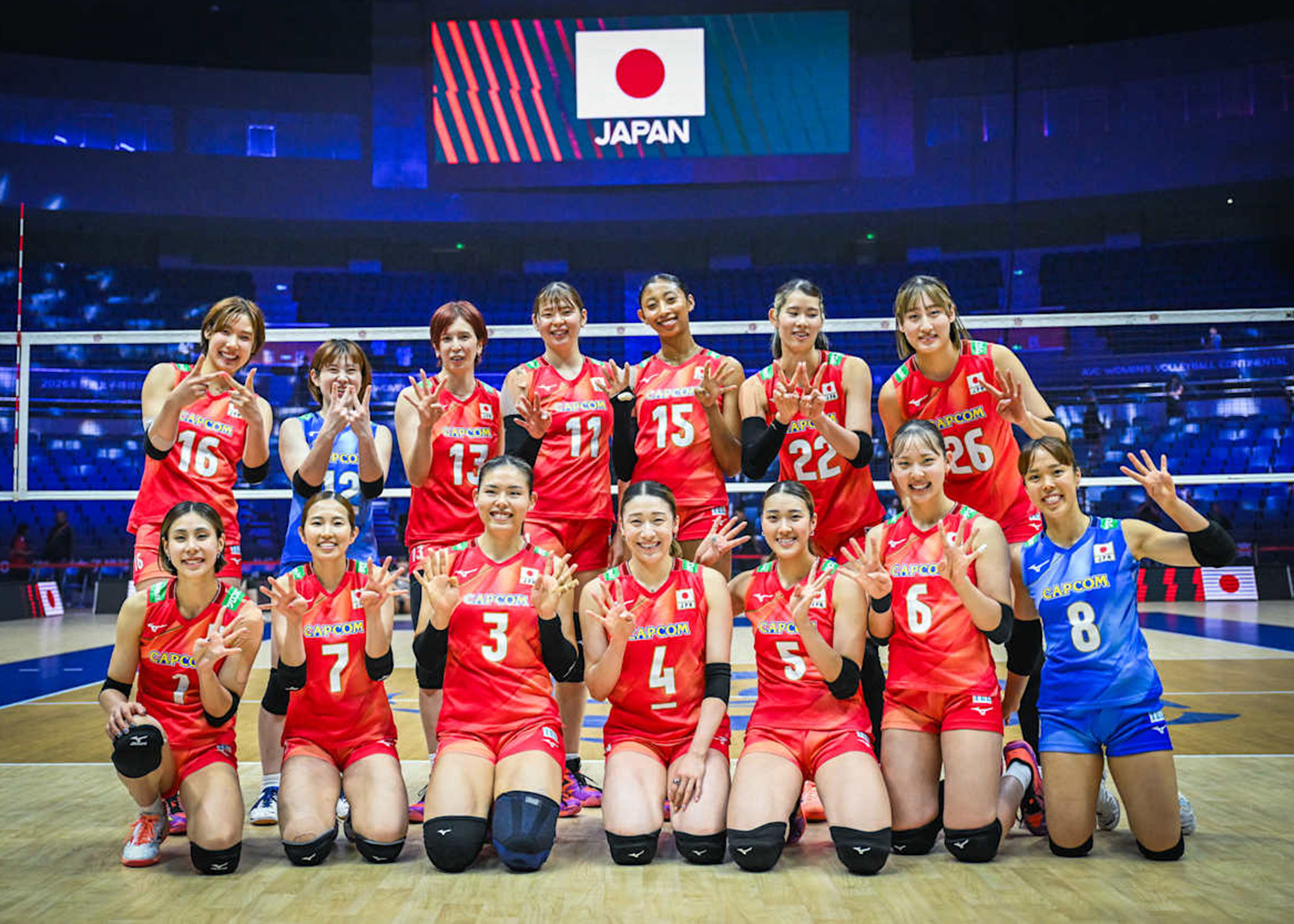 チャイニーズタイペイにストレートで勝利し準決勝進出　2026女子アジア選手権大会