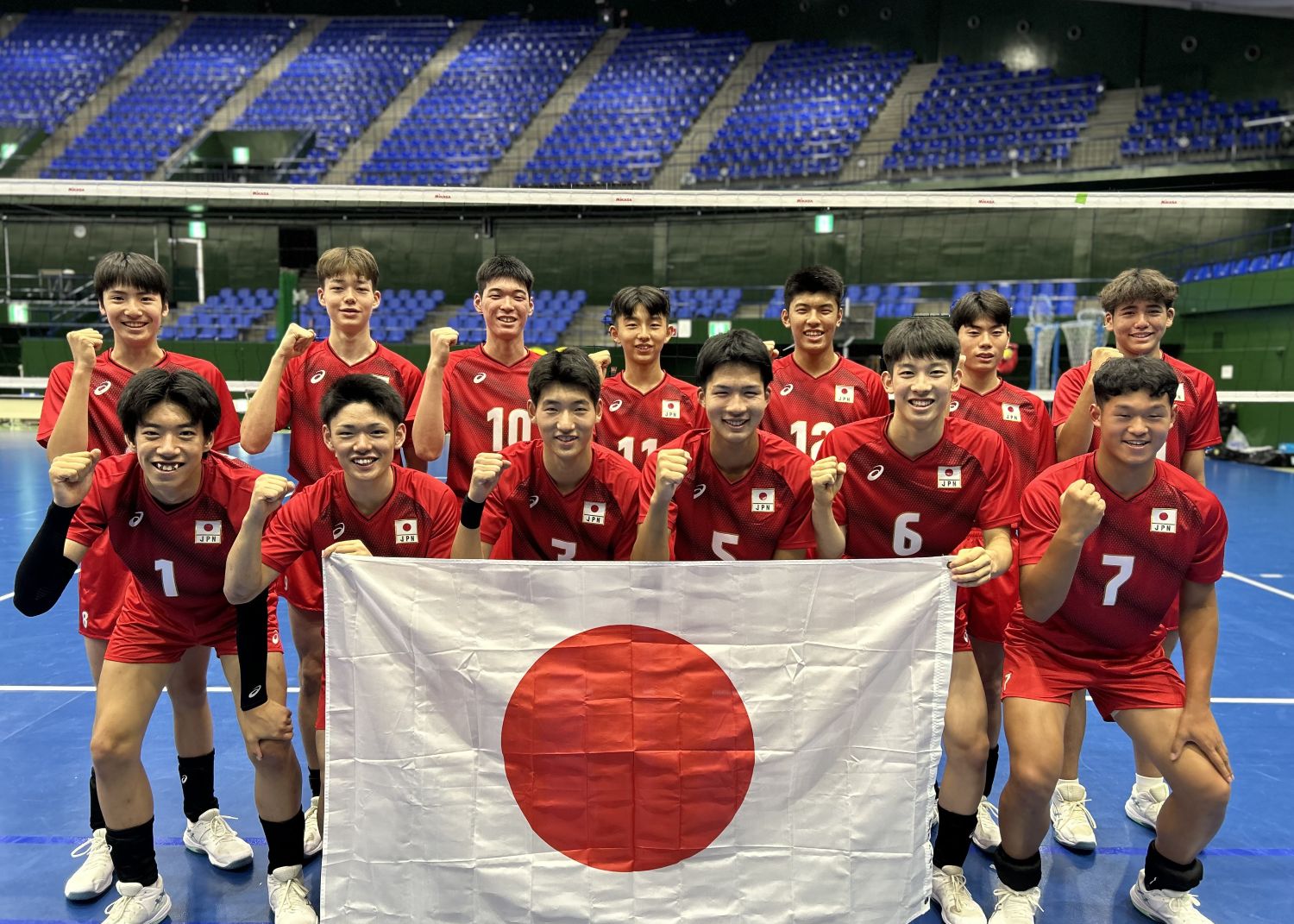 バレーボール男子Ｕ17日本代表合宿が合宿を実施