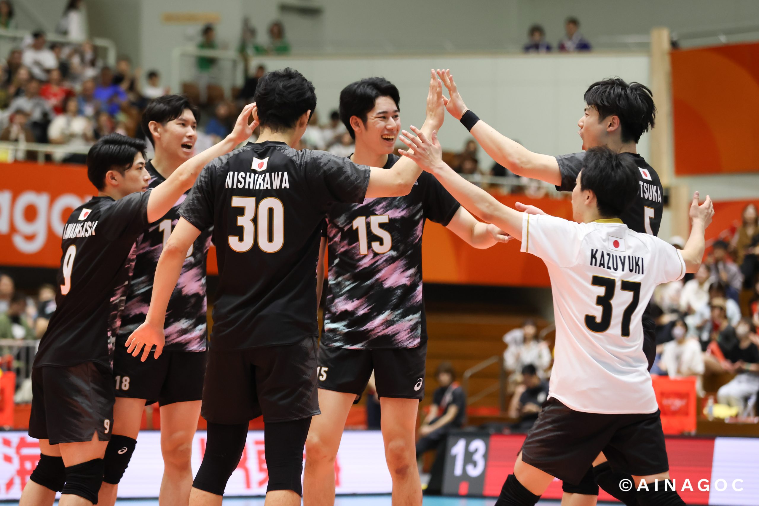 パキスタンにストレートで勝利し、失セット0で予選ラウンドA組を1位で通過　第20回アジア競技大会（2026/愛知・名古屋）男子バレーボール競技
