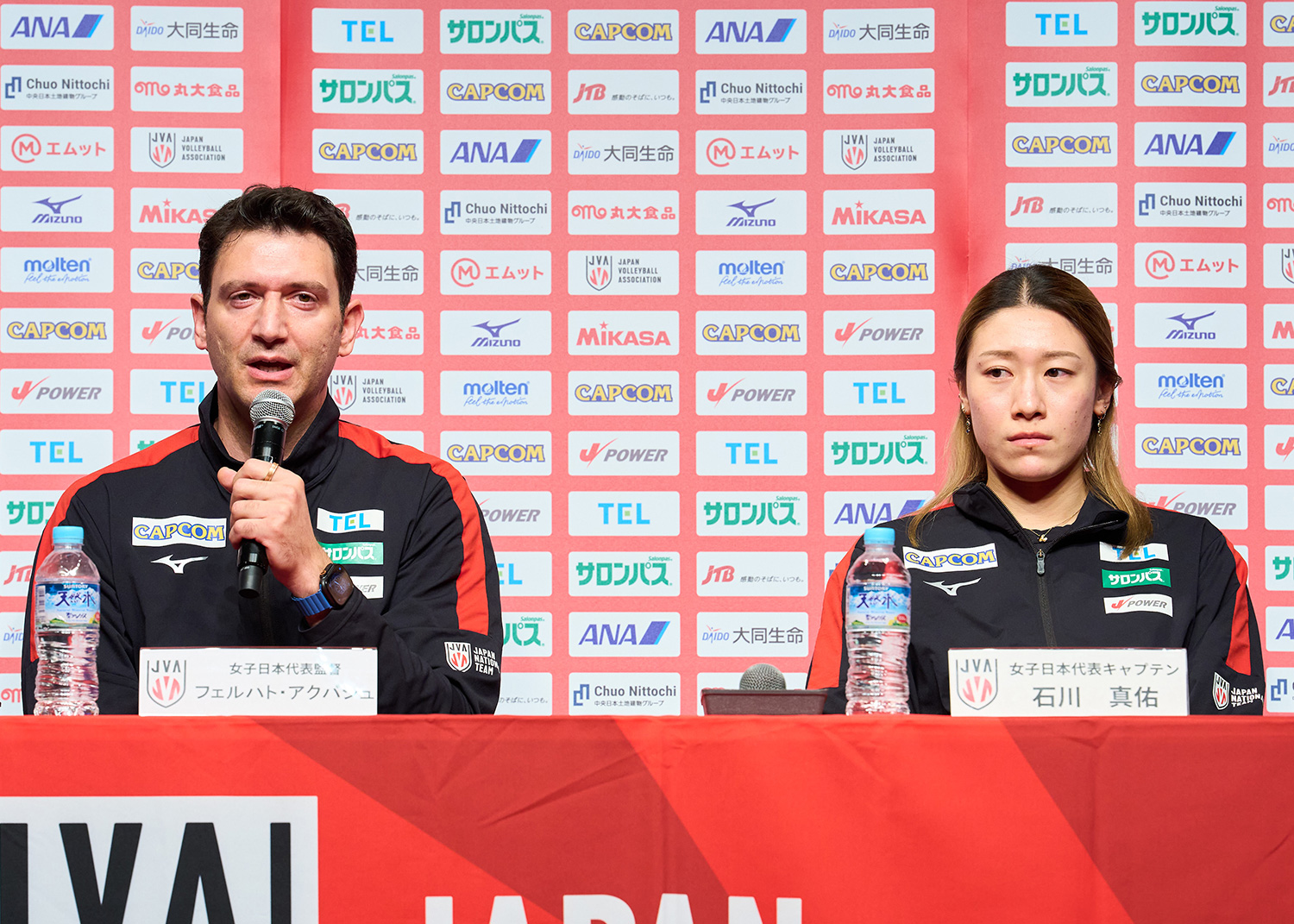 バレーボール女子日本代表が2026女子アジア選手権大会を終えて記者会見を実施