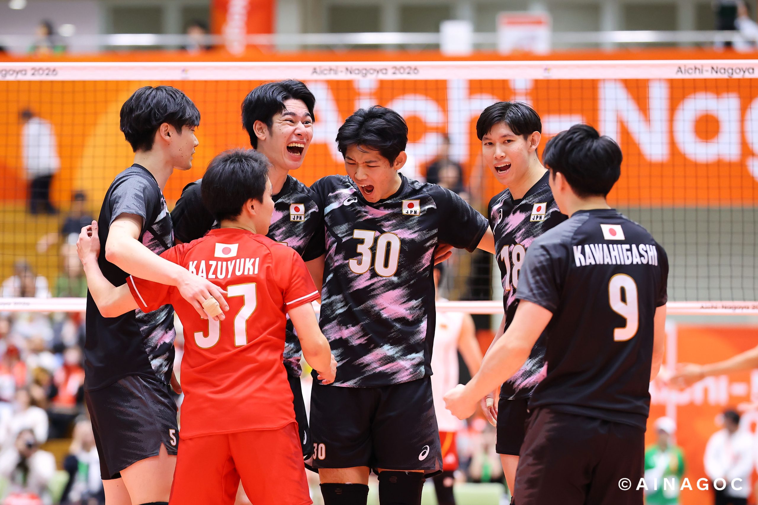 中国とのフルセットの接戦を制し決勝進出を決める　第20回アジア競技大会（2026/愛知・名古屋）男子バレーボール競技
